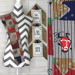 LuLaRoe Kids L/XL Holiday Leggings